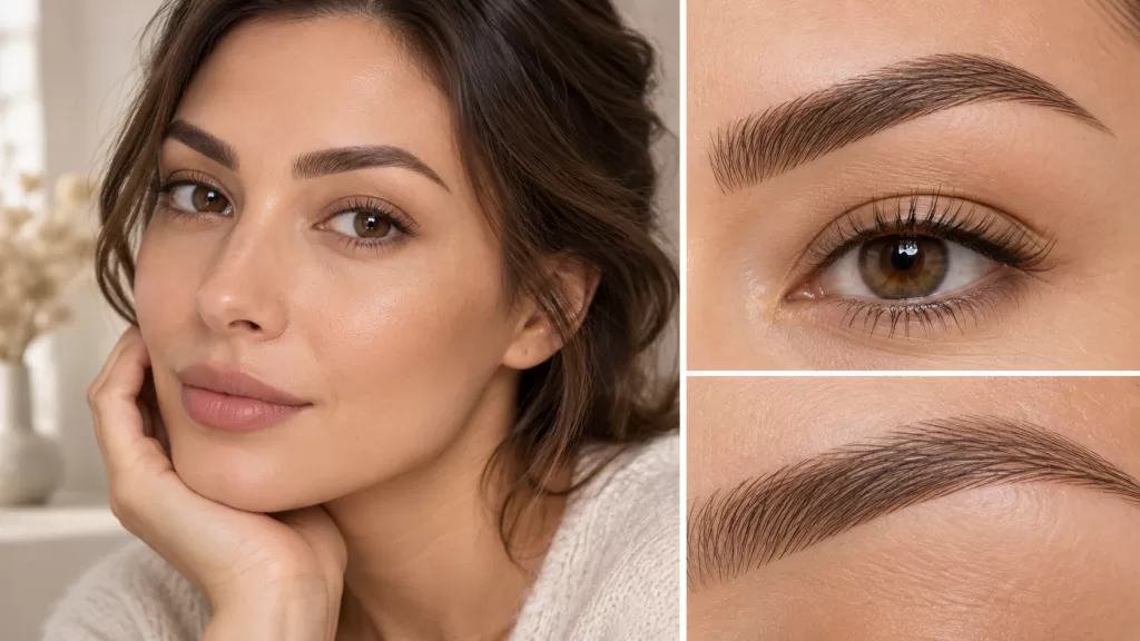 Nanoblading and microblading considerations for oily skin