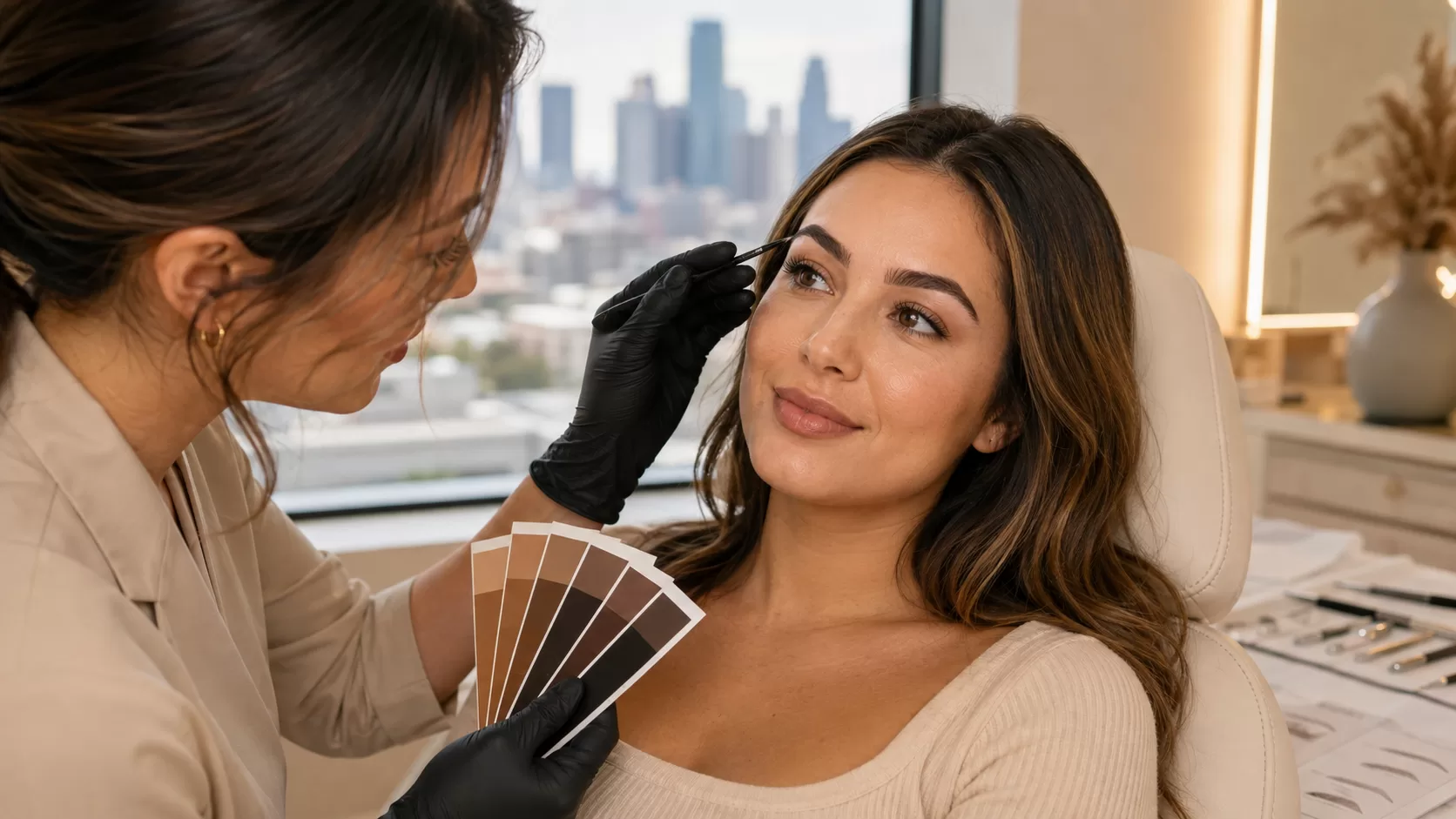 Nano Brow Color Guide Houston: How to Choose a Shade That Heals Soft, Natural, and Flattering