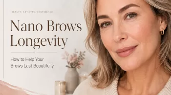 Natural nano brows and long-term brow results in Houston