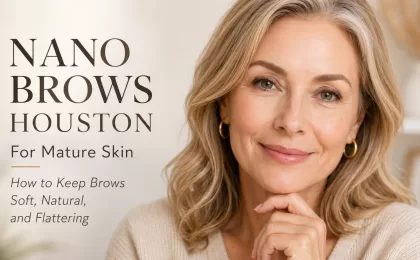 Nano Brows Houston for Mature Skin How to Keep Brows Soft, Natural, and Flattering